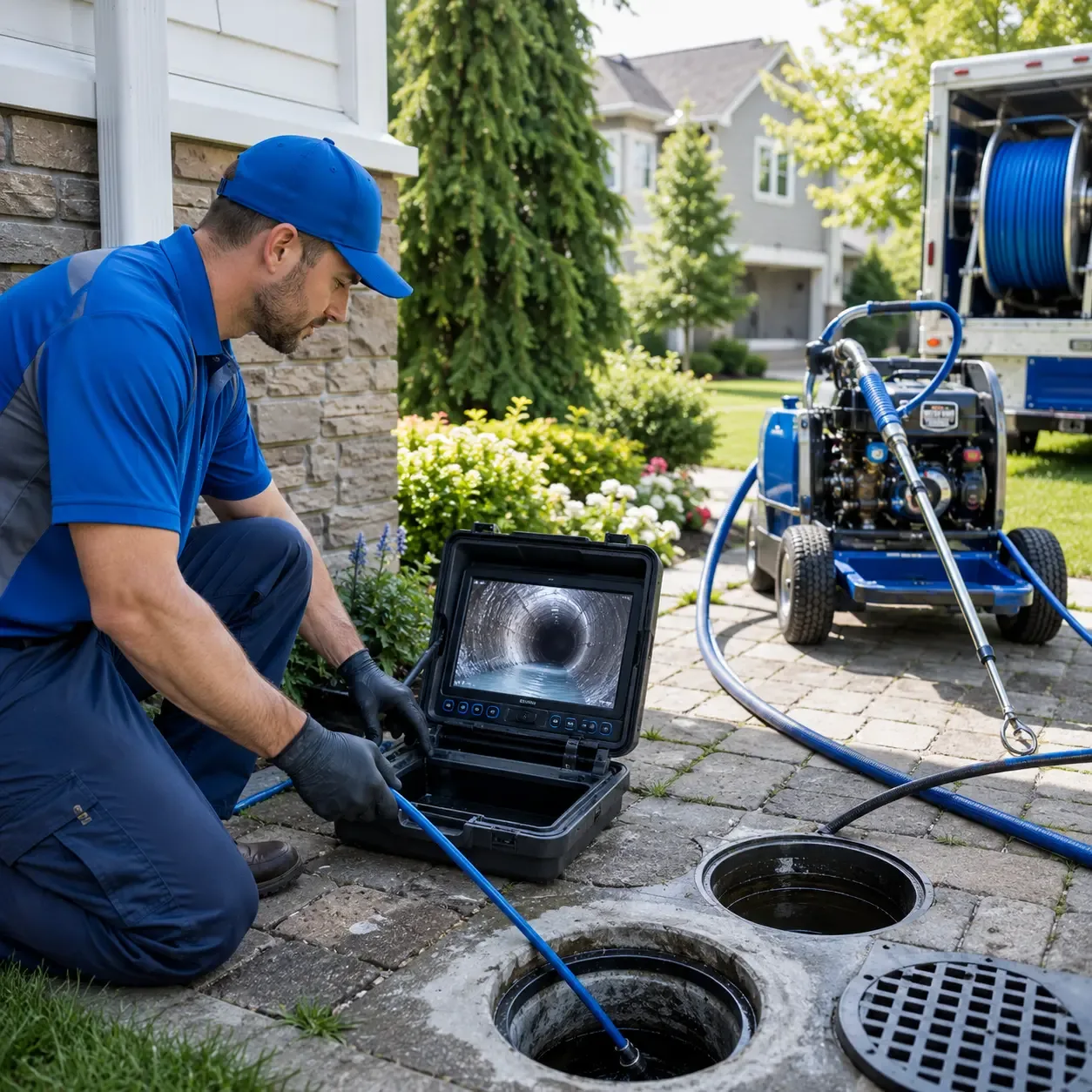 Outdoor drain cleaning professionals serving Rising Sun, IN