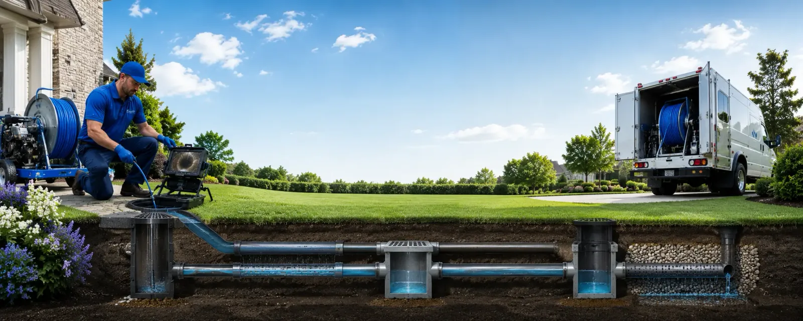 Outdoor drain cleaning information for Rising Sun, IN